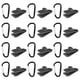 thumbnail image 1 of Clips de lona CLIO Heavy Duty Lock Grip con mosquetón, 24 unidades, 1 of 6