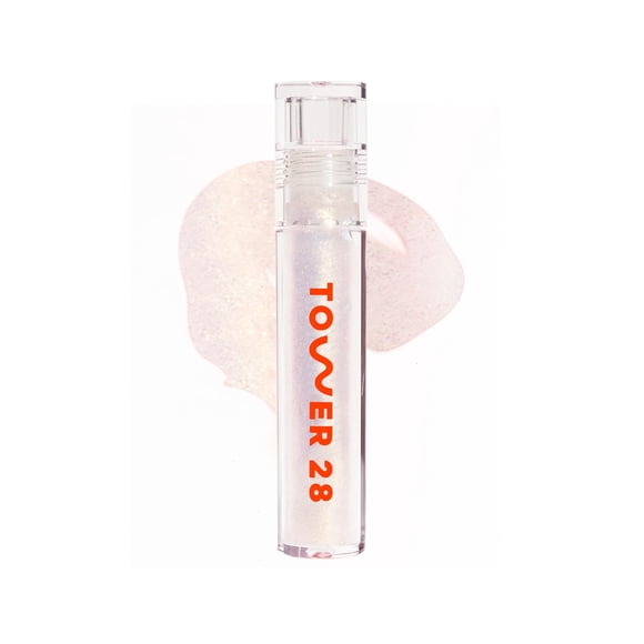 Brillo labial Tower 28 ShineOn Lip Jelly MAGIC, 3,9 ml, paquete de 1