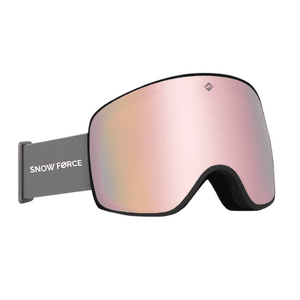 Snow Force - Antiparras Magnéticas Ski & Snowboard North Pole / Rosa - Negro - Gris