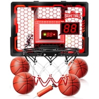 Canasta De Baloncesto Interior Badgoal Pro Para Niños Con Luz Led Y Marcador