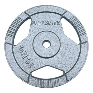 Ultimate Fitness - Disco Acero Con Agarres 10 Kg