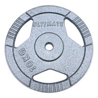 Ultimate Fitness - Disco Acero Con Agarres 10 Kg