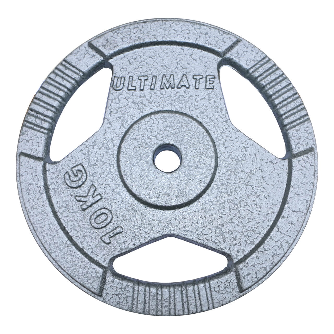 Ultimate Fitness - Disco Acero Con Agarres 10 Kg