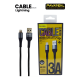 thumbnail image 3 of Cable carga rápida pavareal USB a lightning 1m Negro, 3 of 3