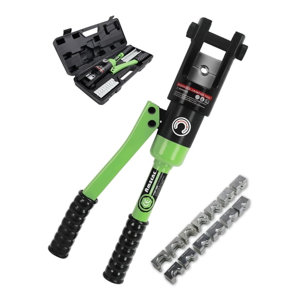 Engarzadora de alambre hidráulica AMZCNC YQ-300, 16 toneladas, 8 AWG a 600 MCM