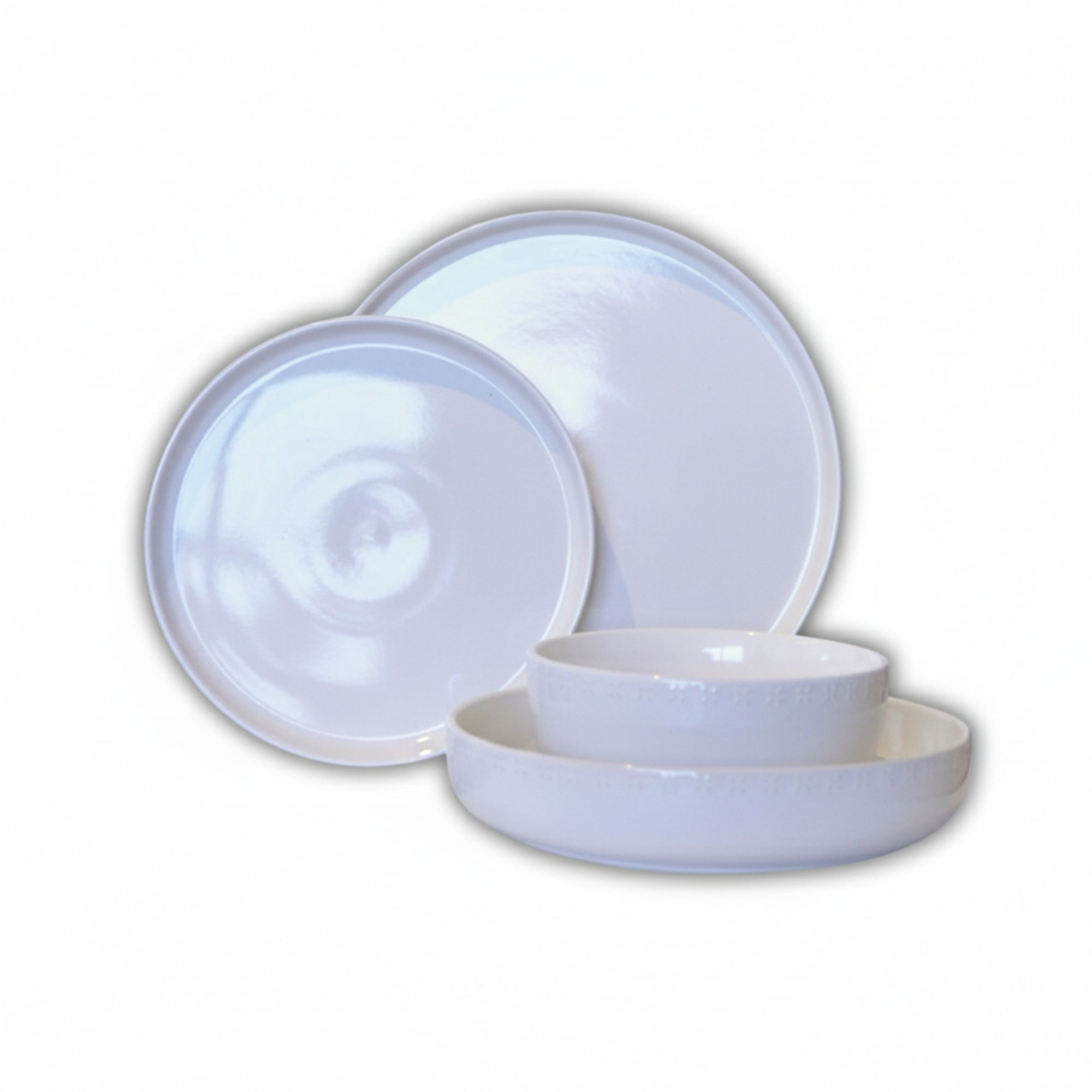 Decoexpress - Juego De Loza 24 Piezas Vajilla Cerámica Manhattan