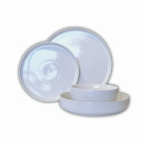 Decoexpress - Juego De Loza 24 Piezas Vajilla Cerámica Manhattan