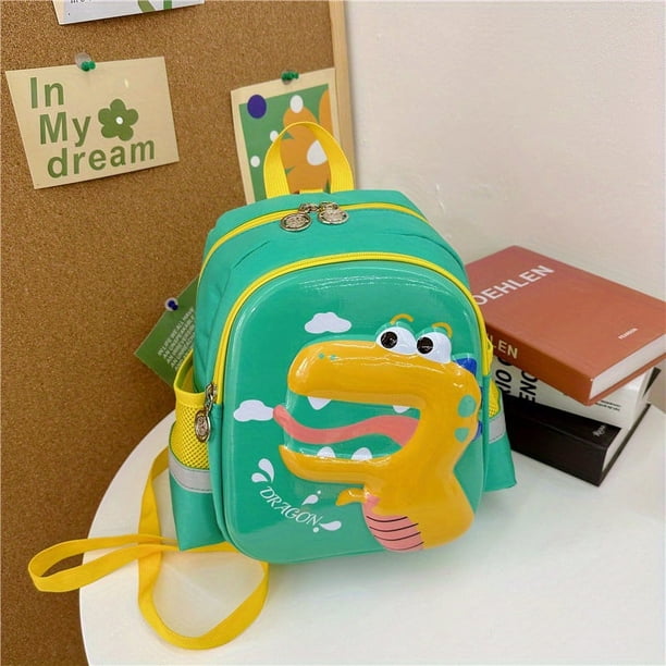 Kindergarten Cartoon Schoolbags Kids Toddlers Anti-lost Dinosaur Small Backpack
