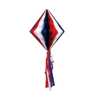 Genérico - Adorno Colgante Diseño Rombo Tricolor 30 Cm Fiestas Patrias