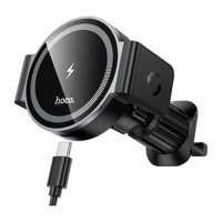 Hoco - Soporte De Auto Carga Inalambrica 15W Compatible Magsafe