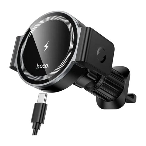 Hoco - Soporte De Auto Carga Inalambrica 15W Compatible Magsafe
