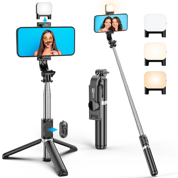Trípode portátil Selfie Stick SelfieShow de 106 cm con mando a distancia