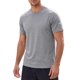thumbnail image 1 of INSPIRE CHIC Camiseta Atlética para Hombre de Manga Corta Cuello Redondo Camisetas para Correr XL Gris, 1 of 5