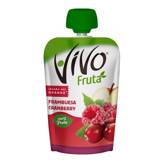 Compota Fruta Frambuesa Cranberry 120 g Vivo