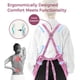 thumbnail image 4 of Delantal Vammcht Denim Rosa Multi‑Bolsillo Ajustable, 4 of 9