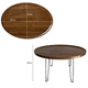 thumbnail image 3 of Mesa Ovalada Modelo Nogal, 3 of 3