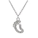 thumbnail image 1 of Collar con colgante de pie con cristales, 1 of 1
