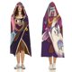 thumbnail image 3 of Hey AJ Manta Capa con Capucha Anti-Bolitas, Manta de Lana Ártica Suave, Manta Portátil de Felpa Ligera y Lujosa, Poncho para Siesta en Casa y Oficina, 100*130cm, 3 of 6