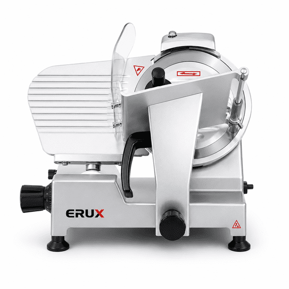 Cortadora de Cecinas ERUX 250 mm Acero Inoxidable Alta Precisión Uso Profesional