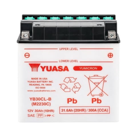 Batería Yuasa Yb30Cl-B 30 Ah 300 Cca – Ideal Para Motos De Agua