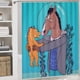 thumbnail image 5 of BoJack Horseman-theme 4-Piece Shower Curtain Set with Rugs, Waterproof Bathroom Decor Set Includes Bath Mat, U-Shaped Rug, Toilet Lid Cover and Curtain with Hooks, 5 of 6