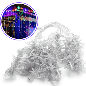 Genérica - Luz Luces Navidad Cascada Multicolor 3Mx1M