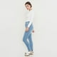 thumbnail image 4 of Jeans Mujer Push Up 3 Botones Azul C Corona, 4 of 5