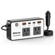 thumbnail image 1 of Inversor de corriente para coche PisFau 300 W 12 V a 110 V con USB-C y USB-A, 1 of 6