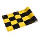 thumbnail image 3 of Golf Practicando Entrenamiento Nylon Putting Green A Cuadros Bandera Amarillo + Negro, 3 of 5