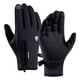 thumbnail image 1 of Guantes De Nieve A Prueba De Viento Con Cremallera Calor Manténgase Para Conducir Hombres De Ciclismo Mujeres Black M, 1 of 5