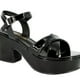 thumbnail image 4 of Sandalia de Vestir Savoia Negro Charol Alquimia, 4 of 5