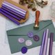 thumbnail image 2 of Palitos de sello de cera Atopbb 13,5 cm Morado mixto - Pack de 10, 2 of 6