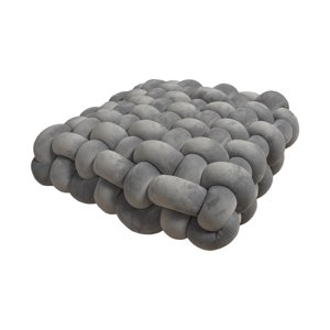 Magideal - Cojín Decorativo Con Nudo Para Regalo De Dormitorio, Cojines Anudados Para Oficina, Vacaciones, Coche. Gris Claro