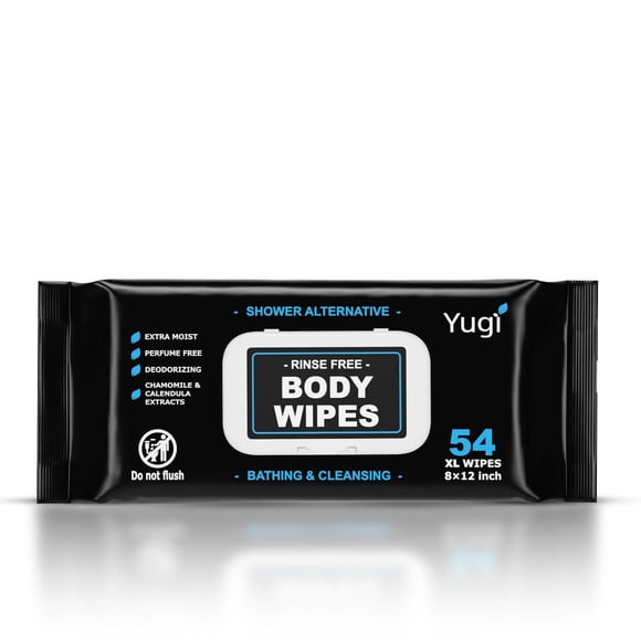 Toallitas Corporales Yugi Baby Green XL Sin Fragancia 54 Unidades
