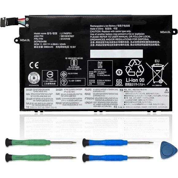 Batería VANPIR L17M3P51 11.1V 45Wh para Lenovo ThinkPad