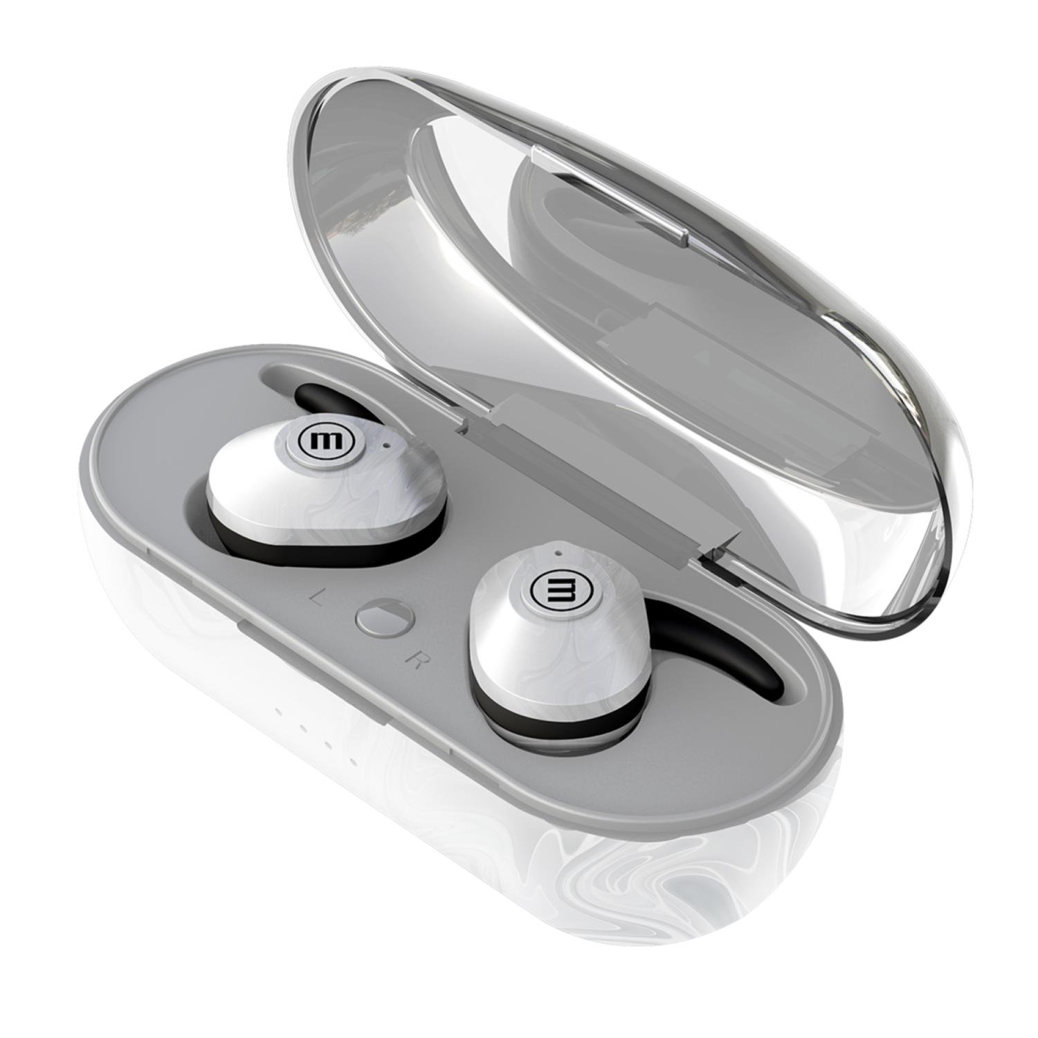 Maxell - Audifonos Bluetooth Tws In Ear Blanco Mini Duo