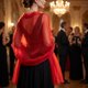 thumbnail image 4 of INSPIRE CHIC Mujeres Organza Brillante Metálico Bufandas Largas, Semitransparente Ligero Brillante Playa Chal Envoltura Hiyab Rojo 78.7x27.6, 4 of 6