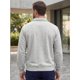 thumbnail image 3 of INSPIRE CHIC Polo para Hombre Sudadera de Manga Larga con Parche Gris L, 3 of 6