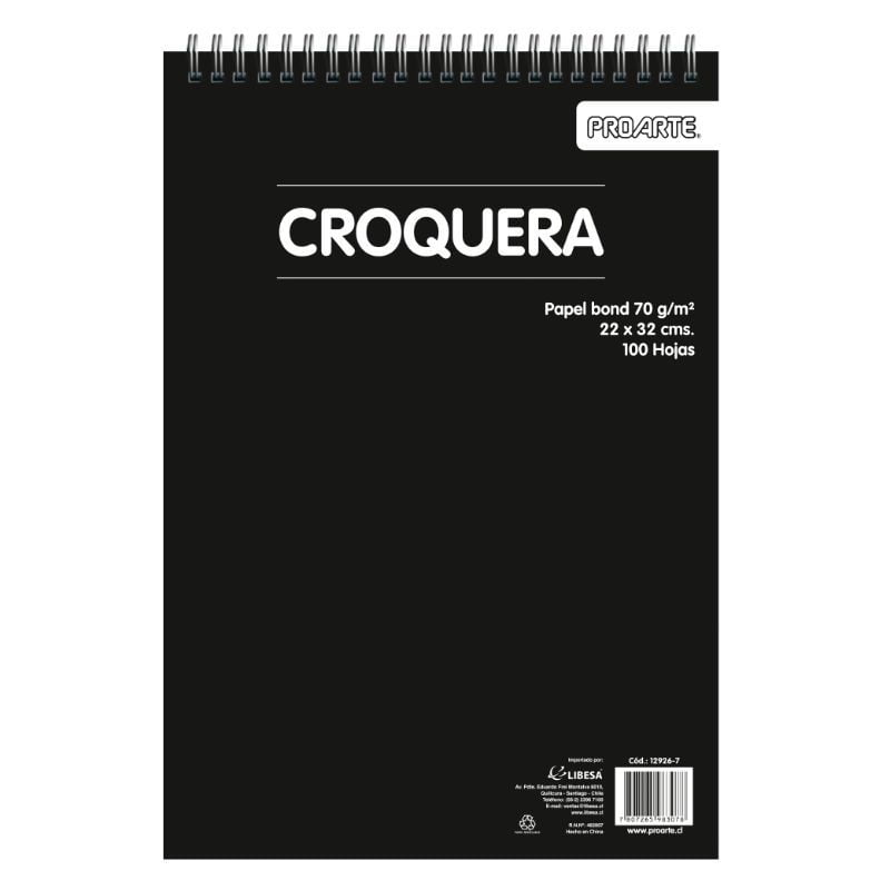 Proarte - Croqueras Lisa 22X32