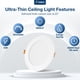 thumbnail image 4 of Luminaria empotrable LED Amico de 6" 5 CCT regulable 12 W, 4 of 7