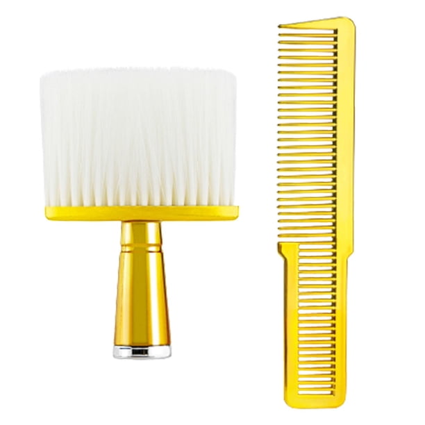 Peine de corte de cortadora/peine de peinado/polvo de cuello/cepillo de limpieza de cabello/peine de corte de pelo portátil peine superior plano para