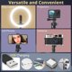 thumbnail image 5 of Anillo de luz para selfies, tamaño uBeesize, 12 pulgadas, con soporte para trípode de 62 pulgadas y control remoto, 5 of 6