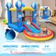 thumbnail image 5 of Casa hinchable Culaluva 4 en 1 con piscina de bolas y tobogán, 5 of 9