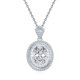 thumbnail image 1 of Collar de Moissanita de 3 Uds para Mujer Color D VVS1 Collar de Diamante Creado en Laboratorio Collar de Cadena de Plata Esterlina 925 Joyería 40+5 Cm, 1 of 7