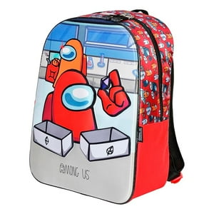 Among Us - Mochila Original Infantil Rojo