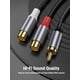 thumbnail image 3 of Divisor RCA KAYQINHO 20 cm 1 macho a 2 hembras, 3 of 7