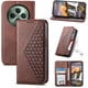 thumbnail image 5 of Funda Flip FOXDOCK para OPPO Reno 12F 4G , Estilo Billetera con Diseño Rombo, Correa de Mano y Soporte, Uso Diario, 5 of 6