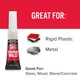 thumbnail image 5 of Super Glue J-B Weld 2 g – Pack de 2 tubos, 5 of 7