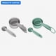 thumbnail image 1 of Set Medidor de cocina taza y cuchara 8 pzs Plastico surtido, 1 of 4