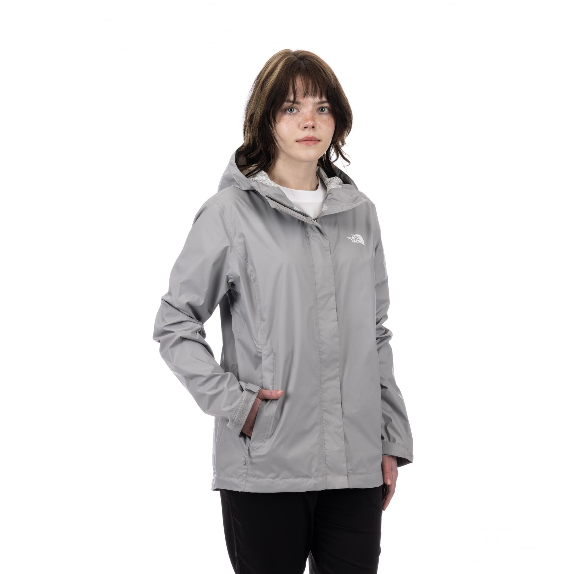 Chubasquero The North Face Venture 2 Impermeable Para Mujer, Talla M, Gris
